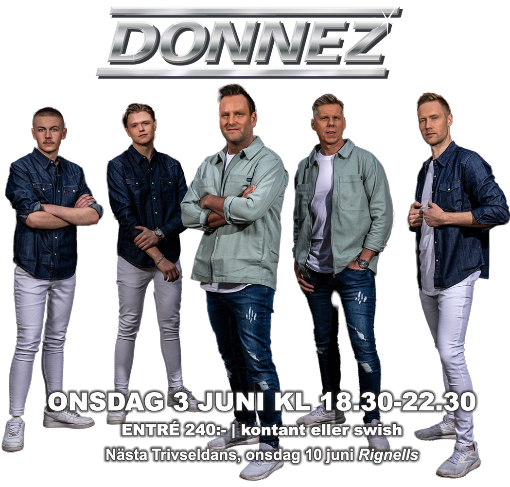 3 juni trivseldans till Donnez!