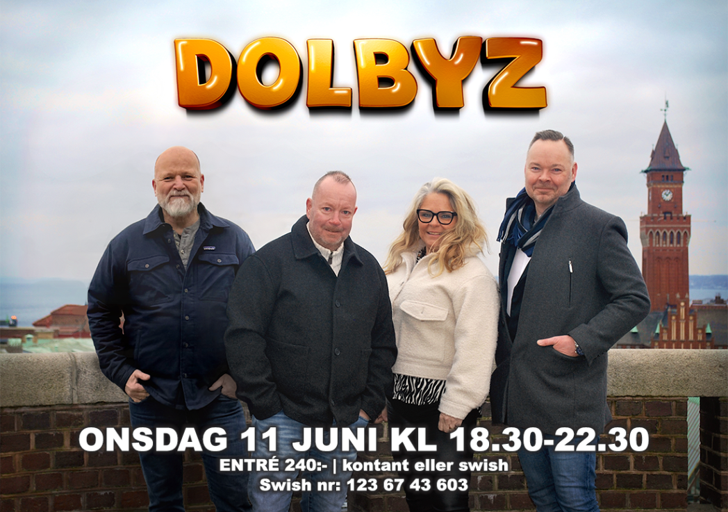 Dolbyz spelar upp till dans på Lyktan 11 juni. Välkomna!